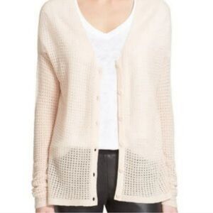 ATM Anthony Thomas Melillo Pink Cashmere Cardigan Size xs